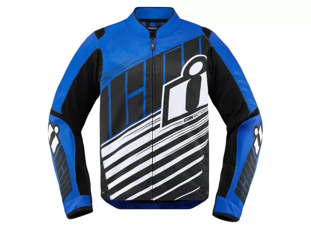 ICON Мотокуртка OVERLORD SB2™ CE, Размер: L, Цвет: BLUE/BLACK