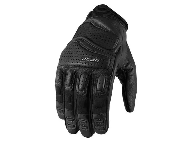 ICON Мотоперчатки SUPERDUTY 2™ SHORT, Размер: XL, Цвет: Чeрный