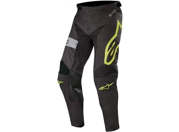 ALPINESTARS Кроссовые штаны RACER TECH, Размер: 30, Цвет: ATOMIC черно-желто-серый