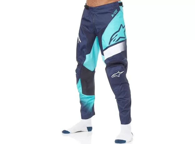 ALPINESTARS Кроссовые штаны RACER, Размер: 30, Цвет: SUPERMATIC темно синий-бюризово-белый