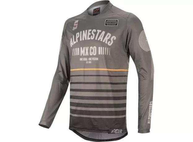 ALPINESTARS Джерси RACER, Размер: M, Цвет: FLAGSHIP Grey/Orange