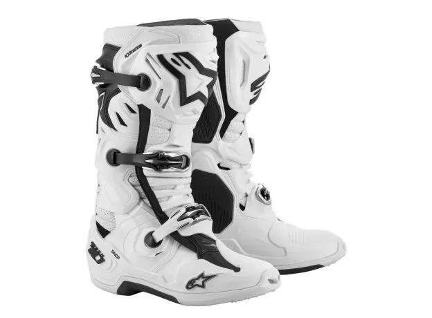 ALPINESTARS Мотоботы TECH 10 SUPERVENTED, Размер: 10, Цвет: WHITE