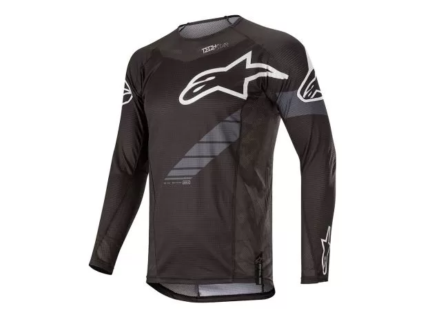 ALPINESTARS Джерси TECHSTAR, Размер: M, Цвет: GRAPHITE Black/Anthracite