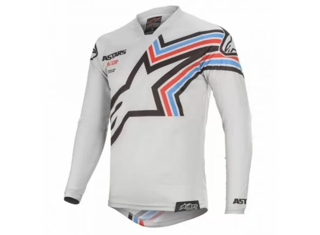 ALPINESTARS Джерси RACER, Размер: S, Цвет: BRAAP light grey/black
