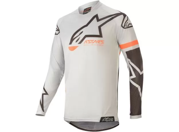 ALPINESTARS Джерси RACER, Размер: L, Цвет: COMPASS Light Gray/Black