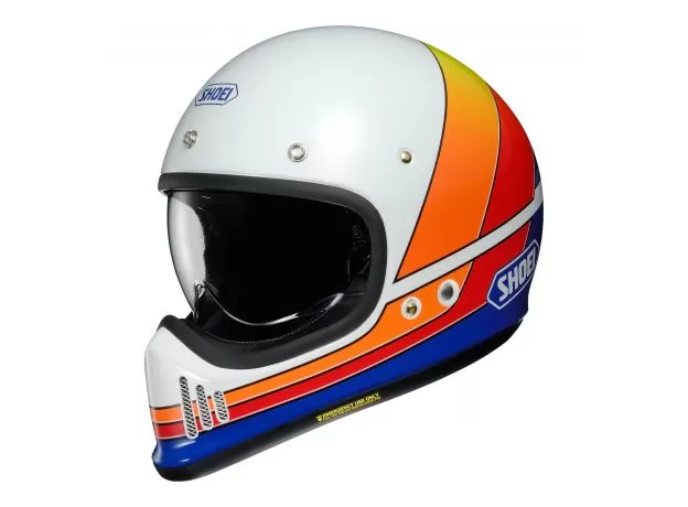 SHOEI Шлем EX-ZERO, Размер: XL, Цвет: сине-красно-бело-желтый