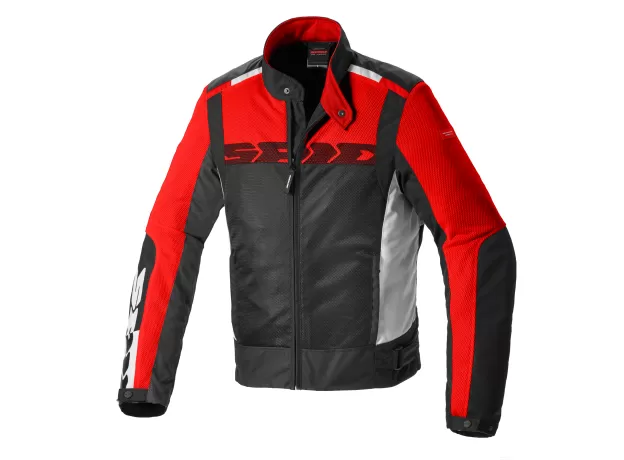 SPIDI Мотокуртка SOLAR NET SPORT, Размер: L, Цвет: red
