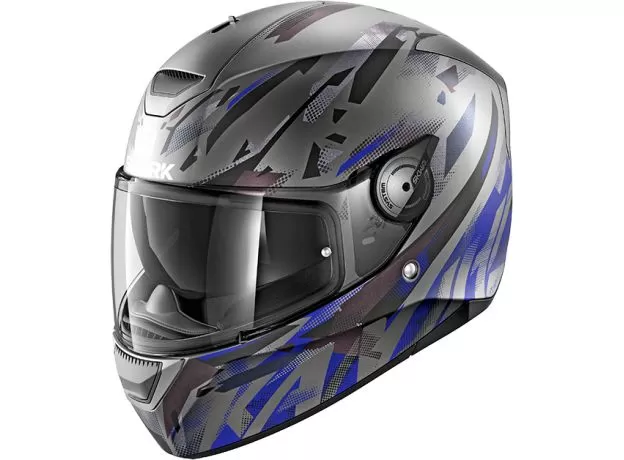 SHARK Шлем D-SKWAL, Размер: XL, Цвет: KANHJI - black/blue/grey/mat