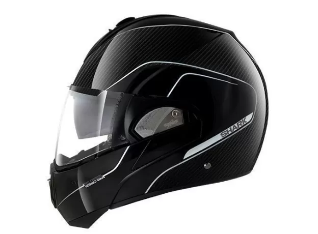 SHARK Шлем EVOLINE PRO CARBON, Размер: XS, Цвет: DUAL TOUCH - black/grey