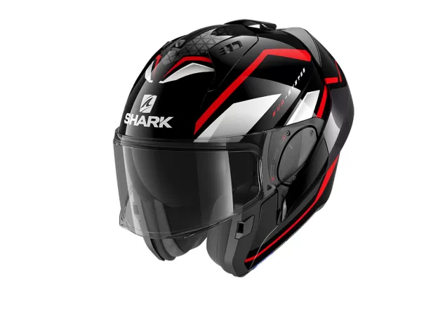 SHARK Шлем EVO-ES, Размер: S, Цвет: YARI - black/red/white