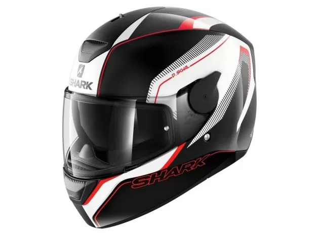SHARK Шлем D-SKWAL, Размер: XS, Цвет: RAKKEN - black/white