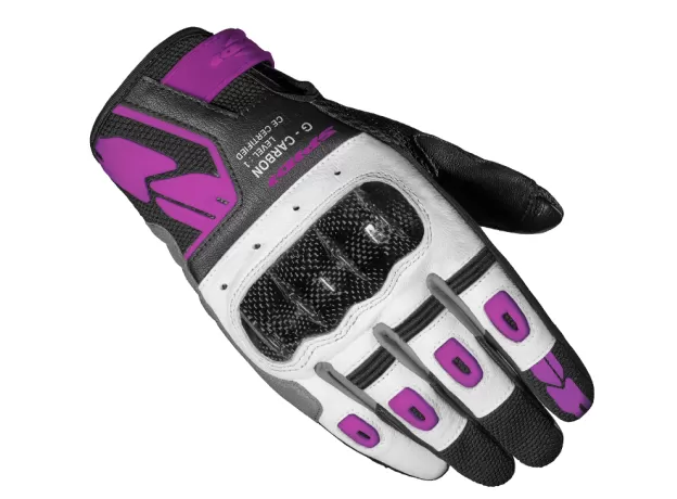 SPIDI Мотоперчатки G-CARBON женские, Размер: XS, Цвет: Black/Fuchsiа