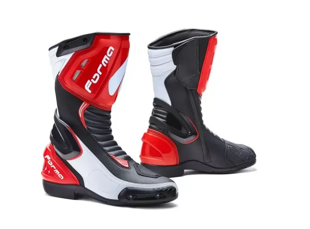 FORMA Мотоботы FRECCIA, Размер: 45, Цвет: BLACK/WHITЕ/RED