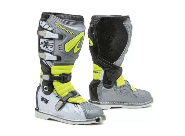 FORMA Мотоботы TERRAIN TX, Размер: 46, Цвет: GREY/WHITE/YELLOW FLUO