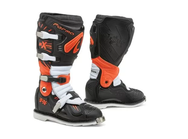 FORMA Мотоботы TERRAIN TX, Размер: 44, Цвет: BLACK/ORANGE-WHITE