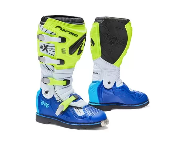 FORMA Мотоботы TERRAIN TX, Размер: 42, Цвет: YELLOW FLUO/WHITE/BLUE