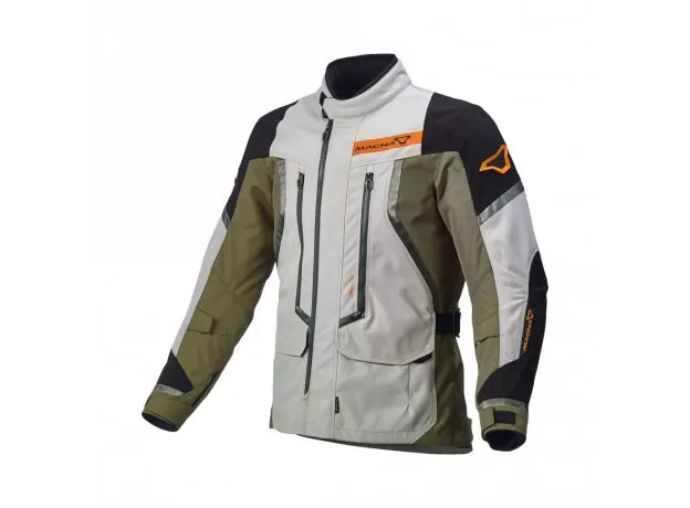 MACNA Мотокуртка EPITUDE, Размер: 3XL, Цвет: Black/White/Orangе