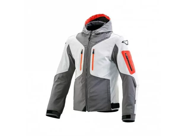 MACNA Мотокуртка AYTEE, Размер: XL, Цвет: GREY/WHITE