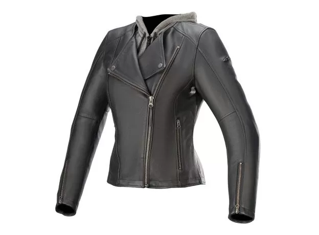 ALPINESTARS Мотокуртка кожаная ALICE женская, Размер: 44, Цвет: Black