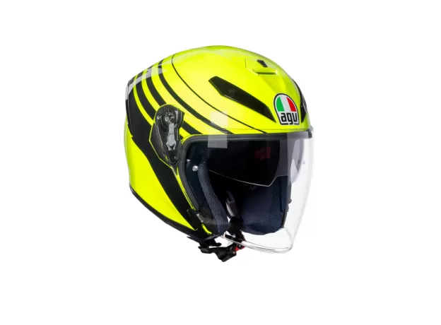 AGV Шлем K-5 JET, Размер: XL, Цвет: MULTI - ORBITER YELLOW/BLACK