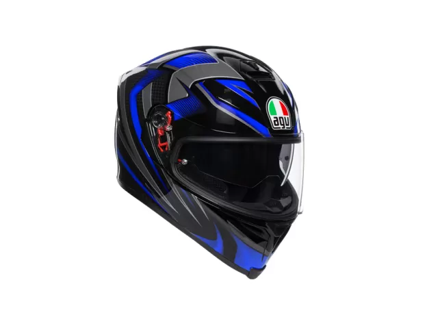 AGV Шлем K5 S, Размер: XS, Цвет: MULTI - HURRICANE 2.0 BLACK/BLUE от магазина rszone AGV Шлем K5 S, Размер: XS, Цвет: MULTI - HURRICANE 2.0 BLACK/BLUE
