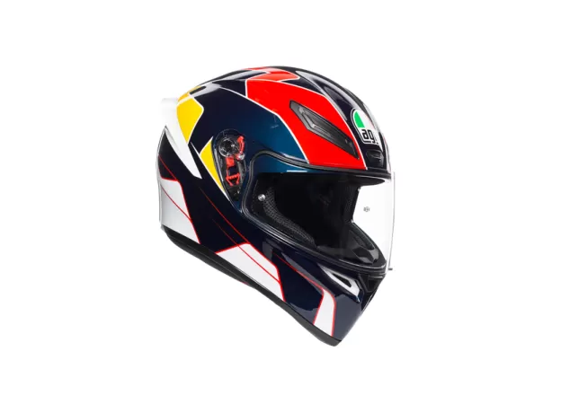 AGV Шлем K1, Размер: XS, Цвет: MULTI - PITLANE BLUE/RED/YELLOW от магазина rszone AGV Шлем K1, Размер: XS, Цвет: MULTI - PITLANE BLUE/RED/YELLOW