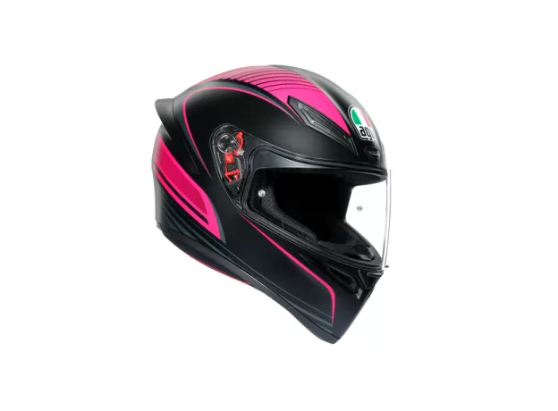 AGV Шлем K1, Размер: XS, Цвет: MULTI - WARMUP BLACK/PINK от магазина rszone AGV Шлем K1, Размер: XS, Цвет: MULTI - WARMUP BLACK/PINK