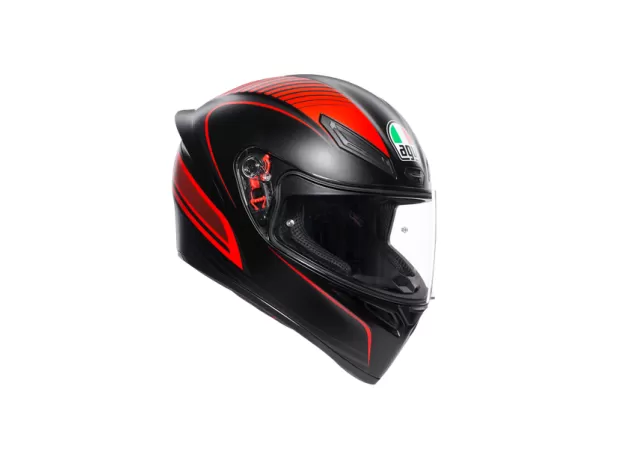 AGV Шлем K1, Размер: XS, Цвет: MULTI - WARMUP MATT BLACK/RED от магазина rszone AGV Шлем K1, Размер: XS, Цвет: MULTI - WARMUP MATT BLACK/RED