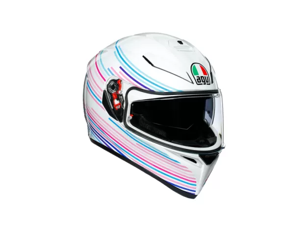 AGV Шлем K3 SV, Размер: MS, Цвет: MULTI - SAKURA PEARL WHITE/PURPLE от магазина rszone AGV Шлем K3 SV, Размер: MS, Цвет: MULTI - SAKURA PEARL WHITE/PURPLE