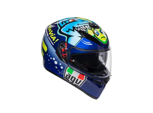 AGV Шлем K3 SV, Размер: XS, Цвет: TOP - ROSSI MISANO 2015 от магазина rszone AGV Шлем K3 SV, Размер: XS, Цвет: TOP - ROSSI MISANO 2015