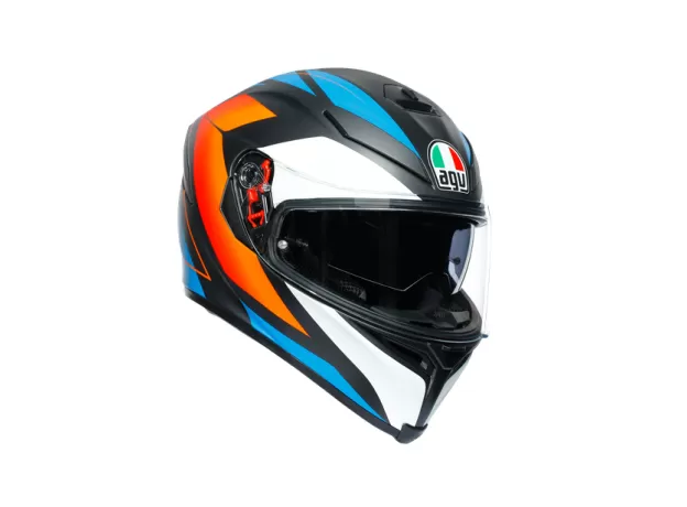 AGV Шлем K5 S, Размер: XL, Цвет: MULTI - CORE MATT BLACK/BLUE/ORANGE от магазина rszone AGV Шлем K5 S, Размер: XL, Цвет: MULTI - CORE MATT BLACK/BLUE/ORANGE