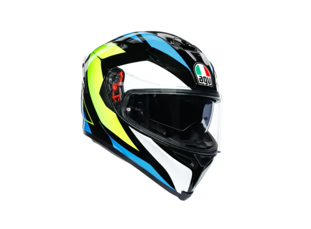 AGV Шлем K5 S, Размер: S, Цвет: MULTI- CORE BLACK/CYAN/YELLOW FLUO от магазина rszone AGV Шлем K5 S, Размер: S, Цвет: MULTI- CORE BLACK/CYAN/YELLOW FLUO