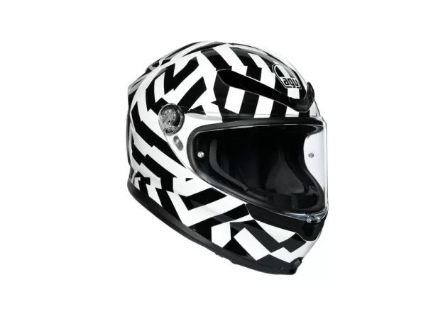 AGV Шлем K6, Размер: XXL, Цвет: MULTI - SECRET BLACK/WHITE