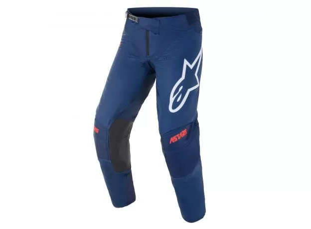 ALPINESTARS Кроссовые штаны TECHSTAR, Размер: 32, Цвет: VENOM dark blue/bright red/white