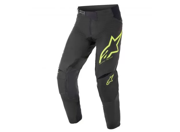 ALPINESTARS Кроссовые штаны TECHSTAR, Размер: 32, Цвет: FACTORY Black/Yellow Fluorescent