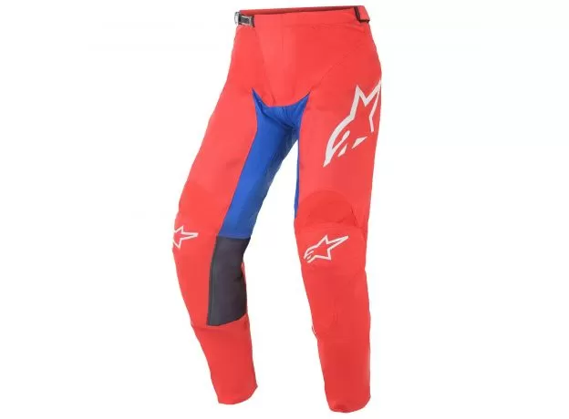 ALPINESTARS Кроссовые штаны RACER, Размер: 34, Цвет: SUPERMATIC красно-черно-белый