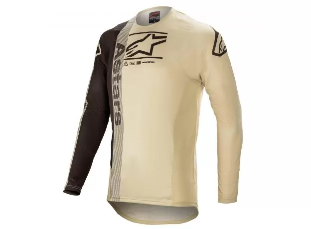 ALPINESTARS Джерси SUPERTECH, Размер: S, Цвет: FOSTER sand/black