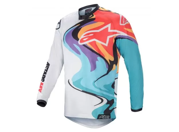 ALPINESTARS Джерси RACER, Размер: S, Цвет: FLAGSHIP White/Multicolour