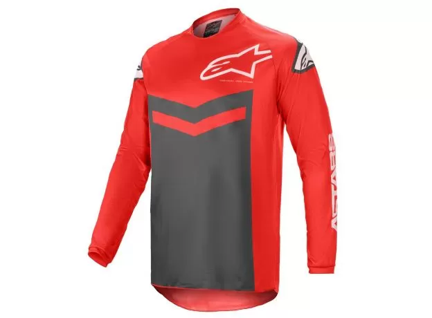 ALPINESTARS Джерси FLUID, Размер: S, Цвет: SPEED Bright Red/Anthracite