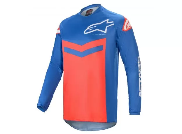 ALPINESTARS Джерси FLUID, Размер: XL, Цвет: SPEED Blue/Bright Red