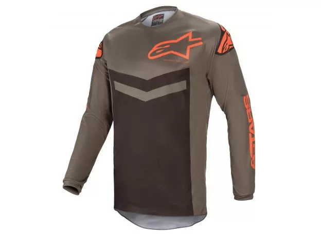 ALPINESTARS Джерси FLUID, Размер: S, Цвет: SPEED Dark Gray/Orange