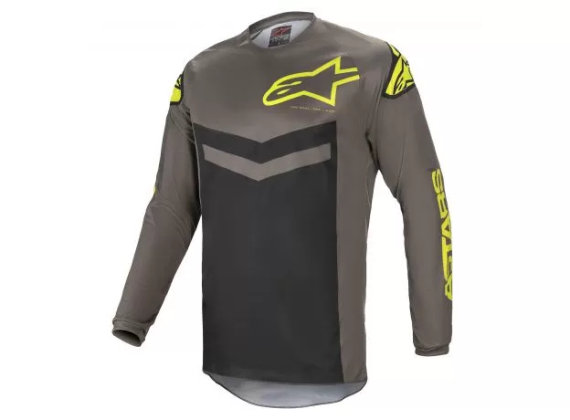 ALPINESTARS Джерси FLUID, Размер: L, Цвет: SPEED Black/Grey/Yellow