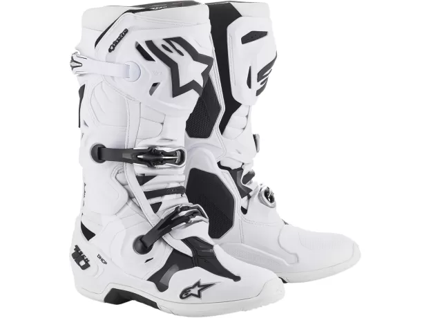 ALPINESTARS Мотоботы TECH 10, Размер: 11, Цвет: WHITE