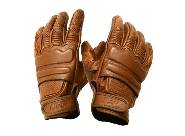 MCP Мотоперчатки Chester, Размер: M, Цвет: коричневый