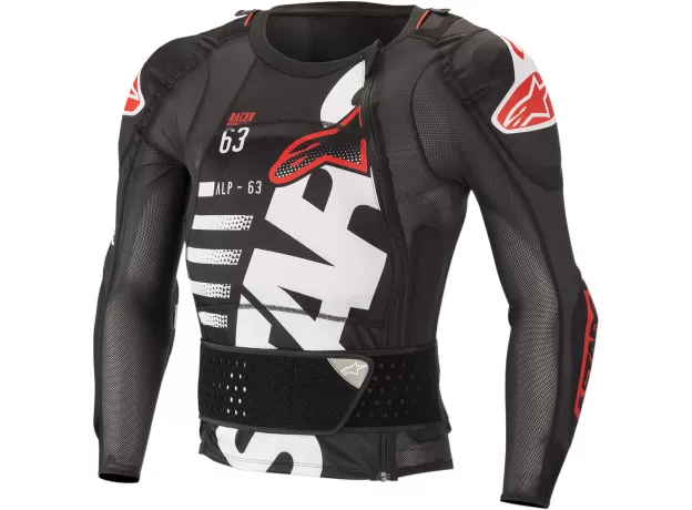 ALPINESTARS Защита SEQUENCE, Размер: XXL, Цвет: Black-White-Red