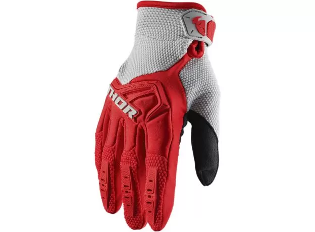 THOR Мотоперчатки SPECTRUM, Размер: S, Цвет: red/gray от магазина rszone THOR Мотоперчатки SPECTRUM, Размер: S, Цвет: red/gray