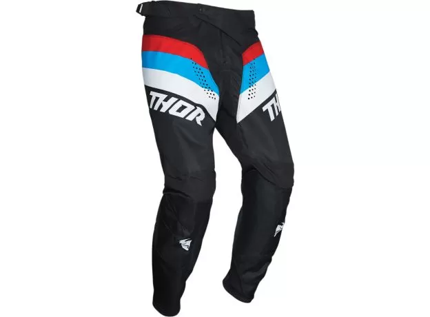 THOR Кроссовые штаны PULSE, Размер: 28, Цвет: BLACK/RED/BLUE