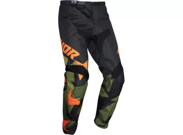 THOR Кроссовые штаны SECTOR, Размер: 32, Цвет: GREEN/ORANGE