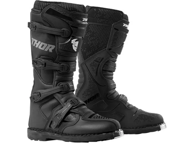 THOR Мотоботы BLITZ XP, Размер: 11, Цвет: Black