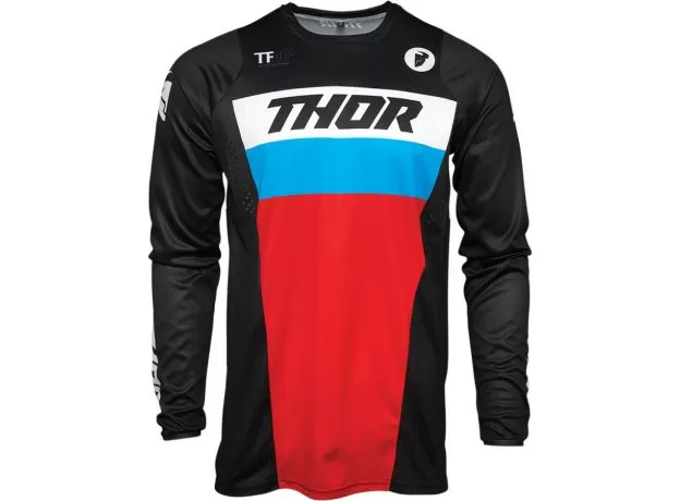 THOR Джерси PULSE, Размер: L, Цвет: BLACK/RED/BLUE
